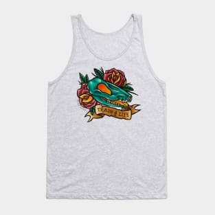 Possum skull trash 4 life Tank Top